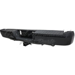 BUMPER RR ASSY BLACK W/BLACK PAD W/MAX TOW HITCH W/O SENSOR — photo 3
