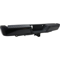 BUMPER RR ASSY BLACK W/BLACK PAD W/MAX TOW HITCH W/O SENSOR