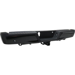 BUMPER RR ASSY BLACK W/BLACK PAD W/BASE TOW HITCH/SENSOR