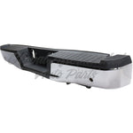 BUMPER RR ASSY CHROME W/BLACK PAD W/SENSOR/MAX TOW HITCH — photo 3