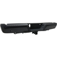 BUMPER RR ASSY BLACK W/BLACK PAD W/SENSOR/MAX TOW HITCH