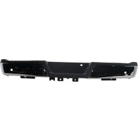 BUMPER RR ASSY CHROME W/BLACK PAD W/SENSOR W/TOW