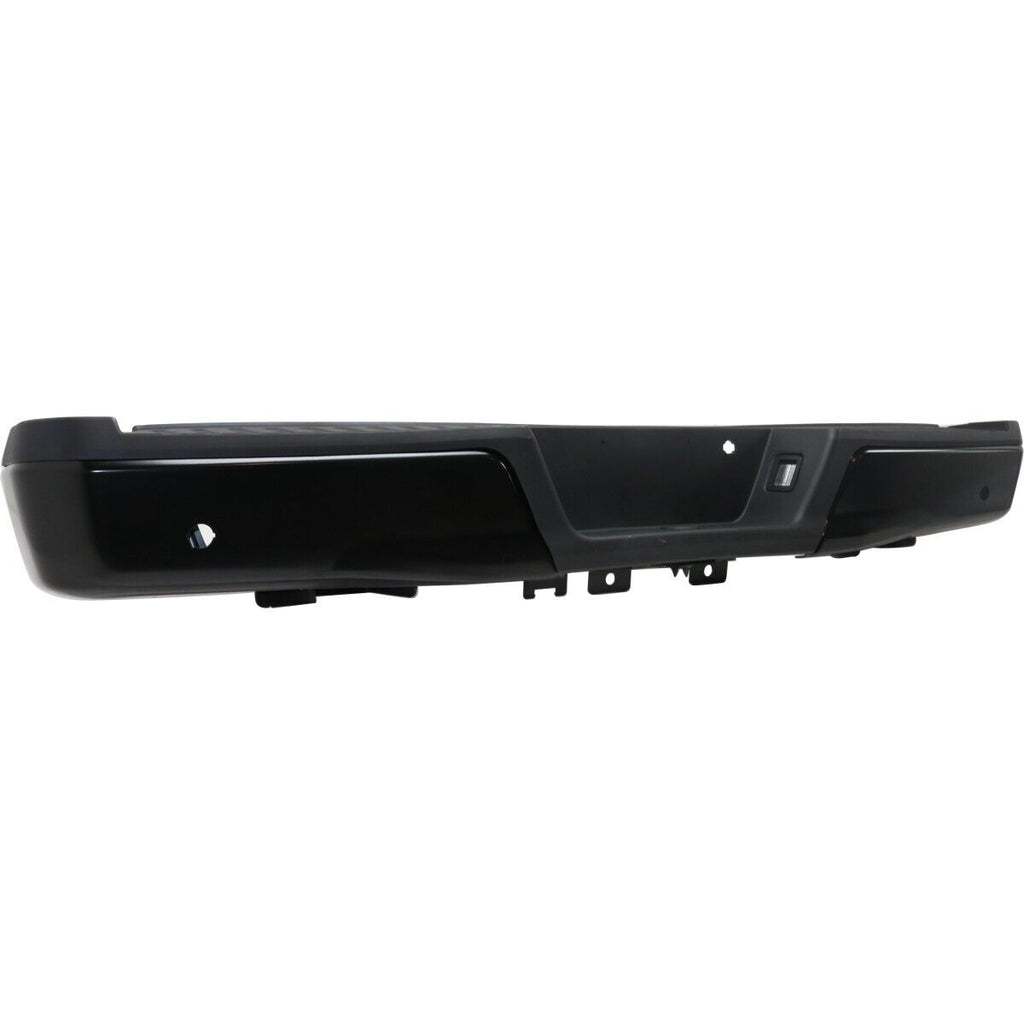 BUMPER RR ASSY BLACK W/BLACK PAD W/SENSOR W/O TOW