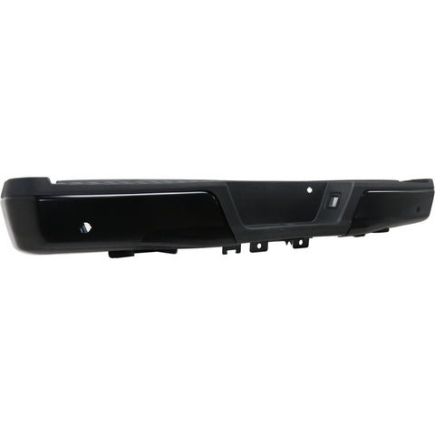 BUMPER RR ASSY BLACK W/BLACK PAD W/SENSOR W/O TOW