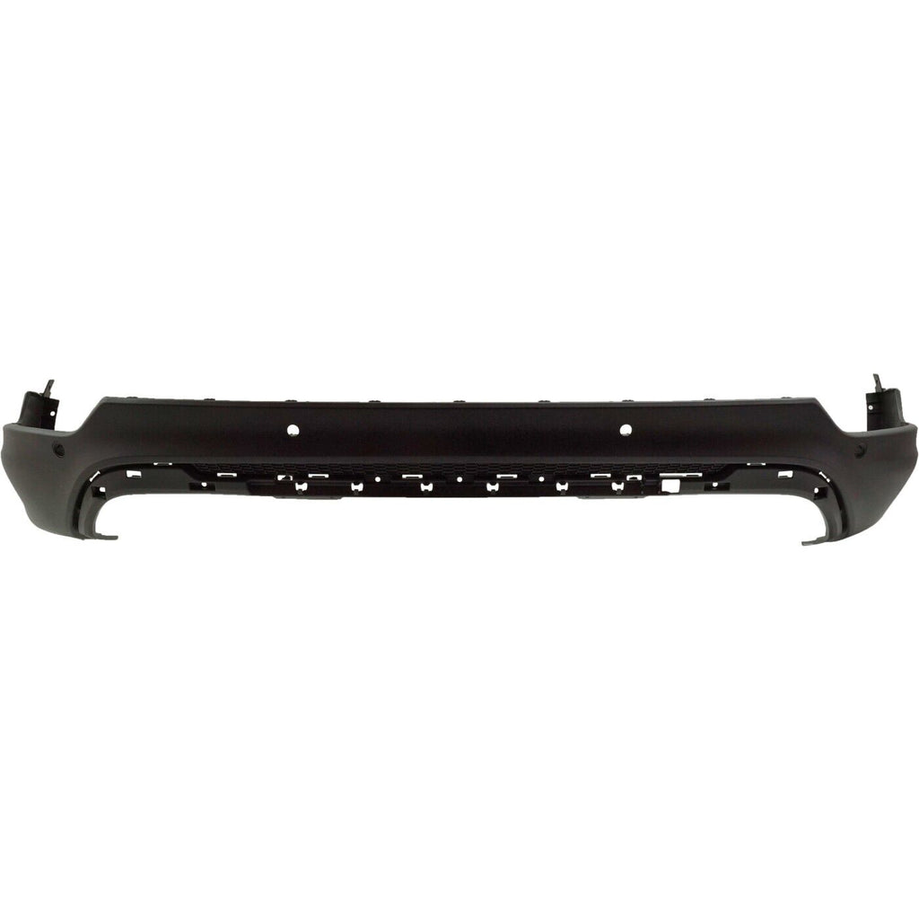 BUMPER RR LOWER TEXTURED BLACK W/PARK ASSIST SENSOR W/O TOW CAPA