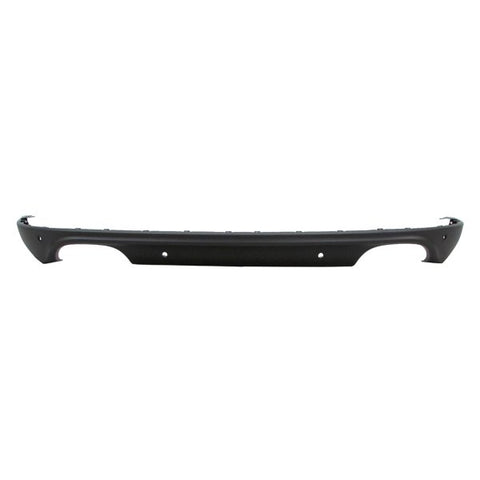 BUMPER RR LOWER DARK PLATINUM (BLACK) PLASTIC W/O TRAILER HITCH CAPA
