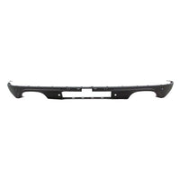 BUMPER RR LOWER DARK PLATINUM (BLACK) PLASTIC W/TRAILER HITCH