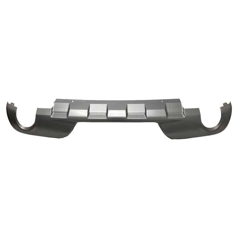 VALANCE RR LOWER SILVER SINGLE ROUND EXHAUST EACH SIDE CAPA