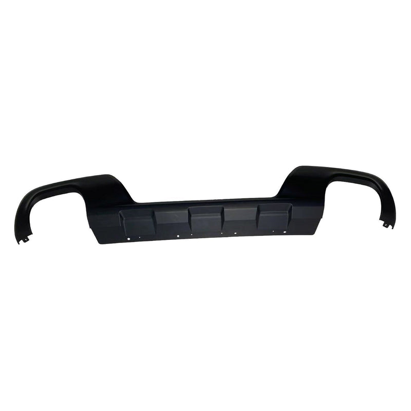 VALANCE RR LOWER PRIMED BLACK PTM DUAL EXHAUST PIPES EACH SIDE CAPA