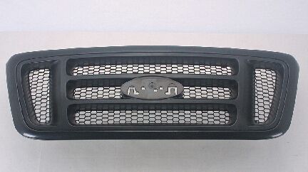 GRILLE BAR DESIGN WITH PTM FRAME/DARK GRAY TEXTURED H BARS/BLACK HONEYCOMB