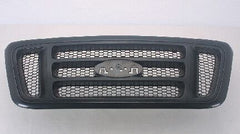 GRILLE BAR DESIGN WITH PTM FRAME/DARK GRAY TEXTURED H BARS/BLACK HONEYCOMB