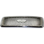 GRILLE CHROME FRAME W/CHAMPAGNE HONEYCOMB LARIAT MODEL — photo 3