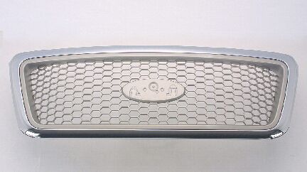 GRILLE CHROME FRAME W/CHAMPAGNE HONEYCOMB LARIAT MODEL