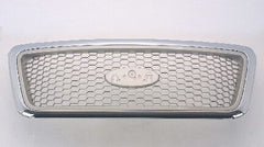 GRILLE CHROME FRAME W/CHAMPAGNE HONEYCOMB LARIAT MODEL