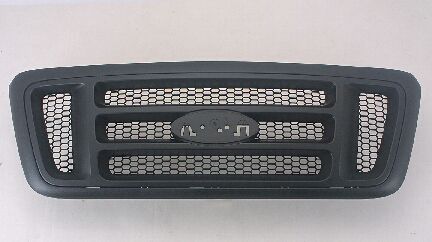 GRILLE DARK GRAY W/FRAME/H-BAR TYPE W/BLACK PTD HONEYCOMB XL MODEL