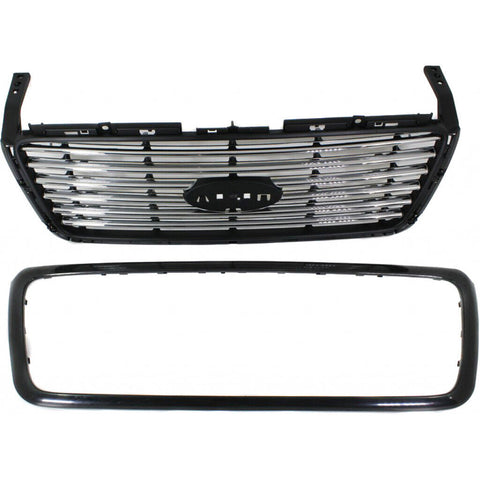 GRILLE (LARIAT-LTD) PTD CENTER W/CHROME FRAME HARLEY DAVIDSON EDITION