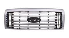 GRILLE CHROME FRAME 6 CHROME BARS BILLET STYLE