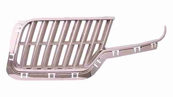 GRILLE CHROME SILVER GRAY LH W/O SPORT