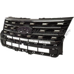 GRILLE DARK GRAY W/CHROME BASE/LTD/XLT MODEL — photo 3