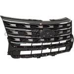 GRILLE FOUNDRY GRAY W/CHROME BASE/LTD/XLT MODEL — photo 2