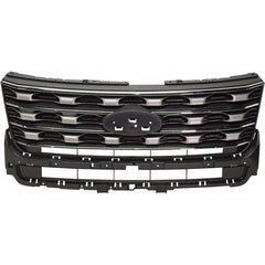 GRILLE FOUNDRY GRAY W/CHROME BASE/LTD/XLT MODEL