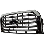 GRILLE CHROME 5 BAR STYLE W/O CAMERA — photo 2