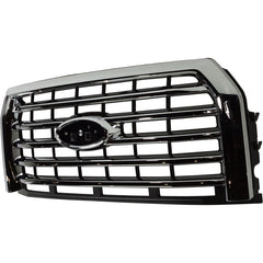 GRILLE CHROME 5 BAR STYLE W/O CAMERA