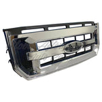 GRILLE CHROME 3 BAR STYLE W/BLACK MESH — photo 1