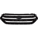GRILLE MATTE BLACK W/PTD BLACK BARS(NO CHROME) — photo 4