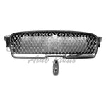 GRILLE GLOSS BLACK W/SATIN FRAME/ EMBLEM MOUNT — photo 1