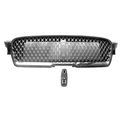 GRILLE GLOSS BLACK W/SATIN FRAME/ EMBLEM MOUNT