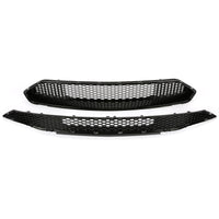 GRILLE FR PTD BLACK HONEYCOMB W/O LOGO
