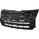 GRILLE DARK GRAY W/CHROME BASE MODEL — photo 2