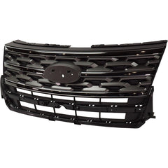 GRILLE DARK GRAY W/CHROME BASE MODEL