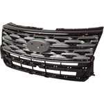 GRILLE FR SILVER GRAY W/CHROME MOLDING — photo 3