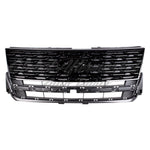 GRILLE MATTE BLACK W/PTD BLACK FRAME AND MOULDING — photo 2