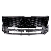 GRILLE MATTE BLACK W/PTD BLACK FRAME AND MOULDING