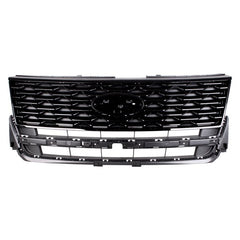 GRILLE MATTE BLACK W/PTD BLACK FRAME AND MOULDING