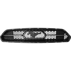 GRILLE FR MATTE BLACK W/PONY PACKAGE FOR ECO-BOOST MODELS
