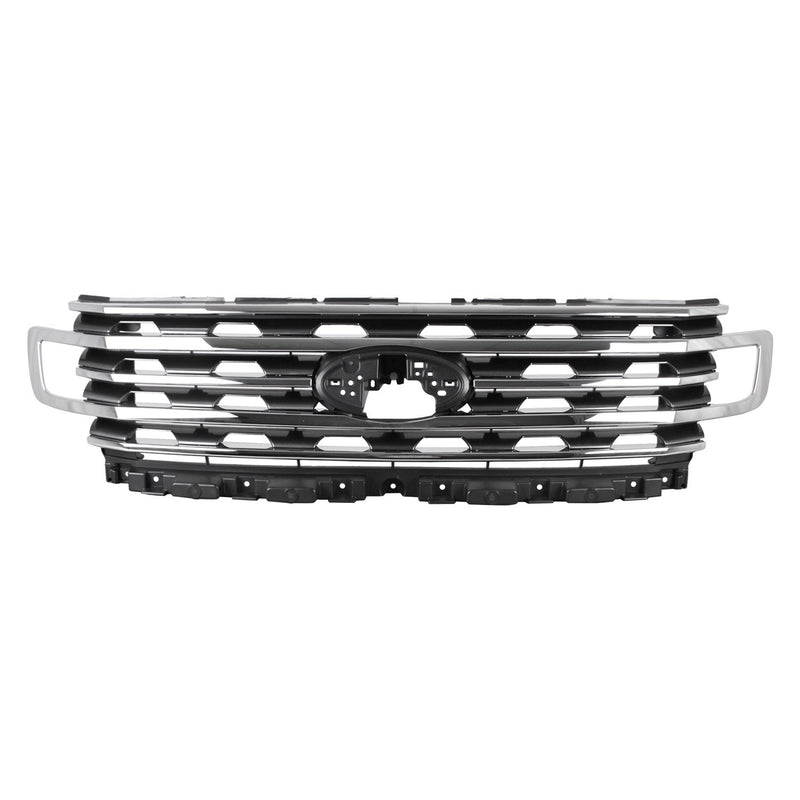 GRILLE ASSY CHROME/MATTE BLACK W/O CAMERA