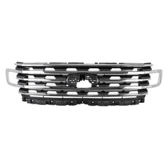 GRILLE ASSY CHROME/MATTE BLACK W/O CAMERA