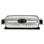 GRILLE FR CHROME ACCENT BARS W/BLACK GRID — photo 1