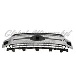GRILLE FR CHROME ACCENT BARS W/BLACK GRID — photo 2