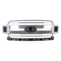 GRILLE FR CHROME ACCENT W/SILVER GRAY GRID