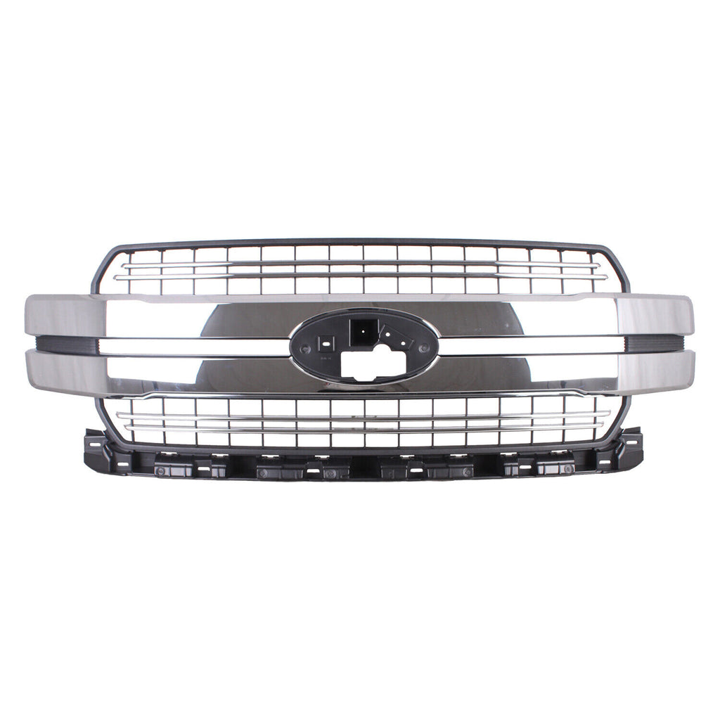 GRILLE FR W/2 CHROME ACCENT BARS