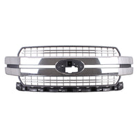 GRILLE FR W/2 CHROME ACCENT BARS