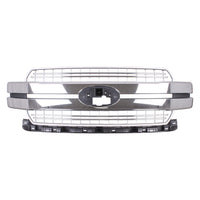 GRILLE FR W/2 CHROME ACCENT BARS