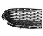 GRILLE FR MATTE BLACK W/CHROME OUTER MOLDING — photo 2