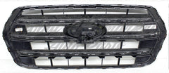 GRILLE FR TEXTURED BLACK BARS W/CHROME MOLDING/CAMERA W/O EMBLEM