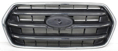 GRILLE FR TEXTURED BLACK BARS W/CHROME MOLDING/CAMERA W/O EMBLEM